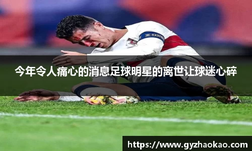 今年令人痛心的消息足球明星的离世让球迷心碎